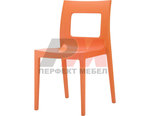 Пластмасови дизайнерски дизайнерски столове с различни плотове