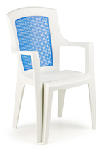 Пластмасови дизайнерски бар столове с разнообразни размери плот